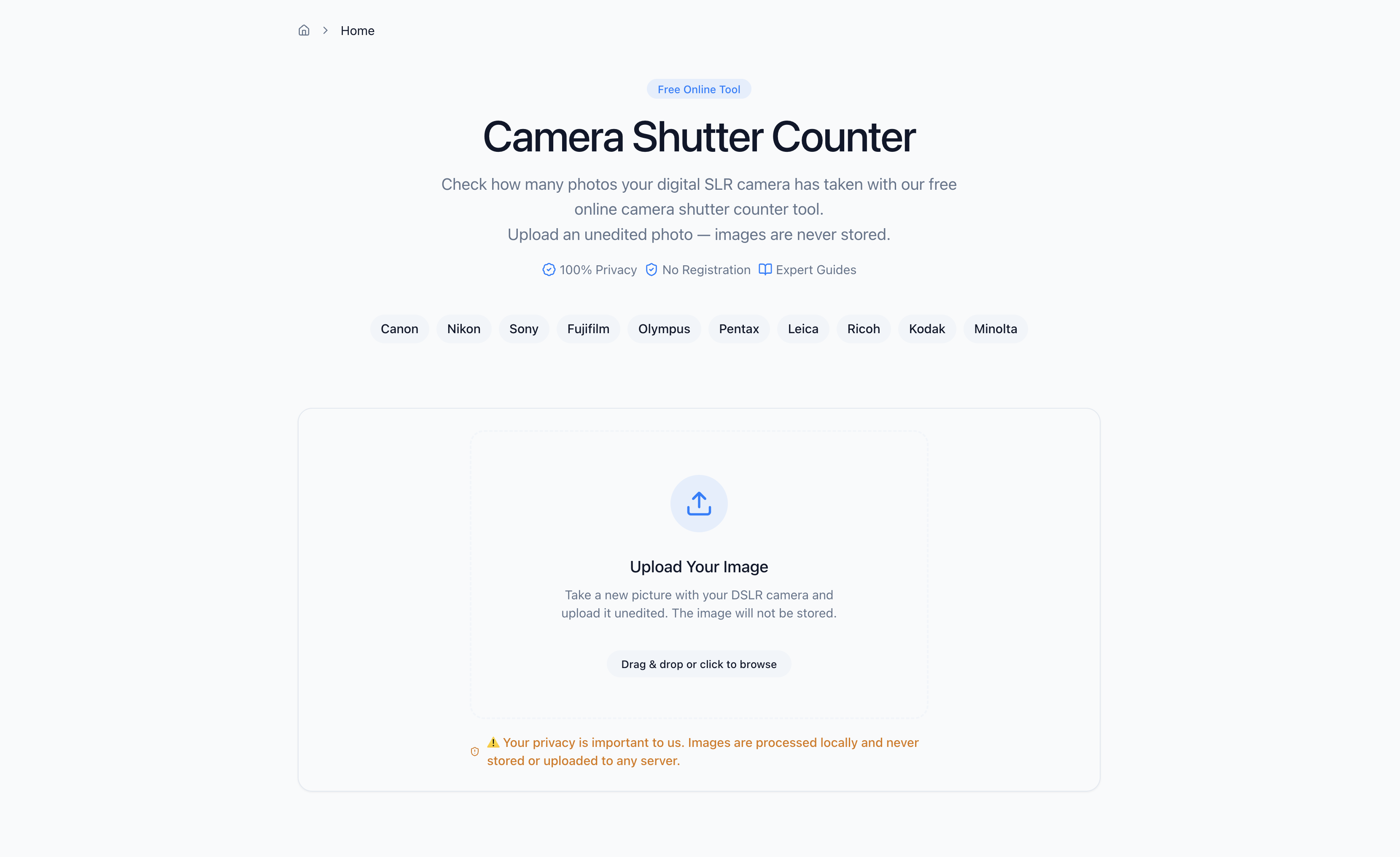 CountMyShutter.com website transformation